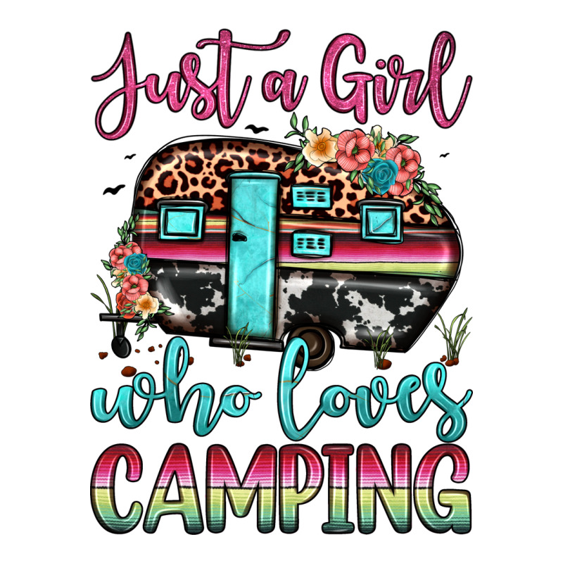 Just A Girl Who Loves Camping Premium Tee by JahusDesignShop | Teevron