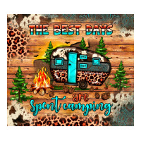 The Best Days Are Spent Camping Premium Tee | Teevron