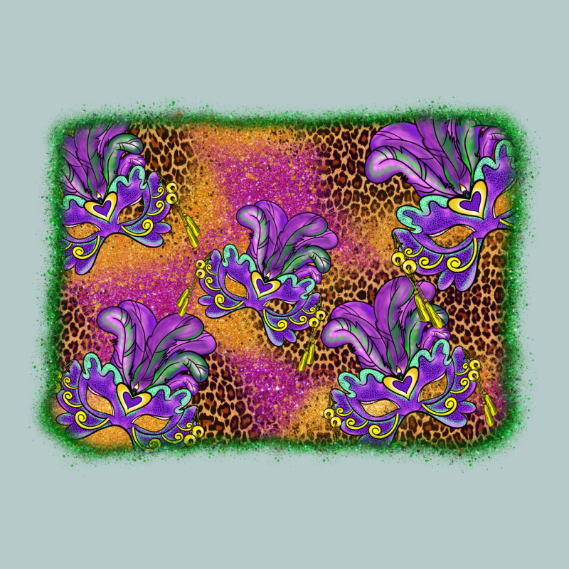 Mardi Gras Mask Background Heavy Core Tee by BarkalooDesign | Teevron