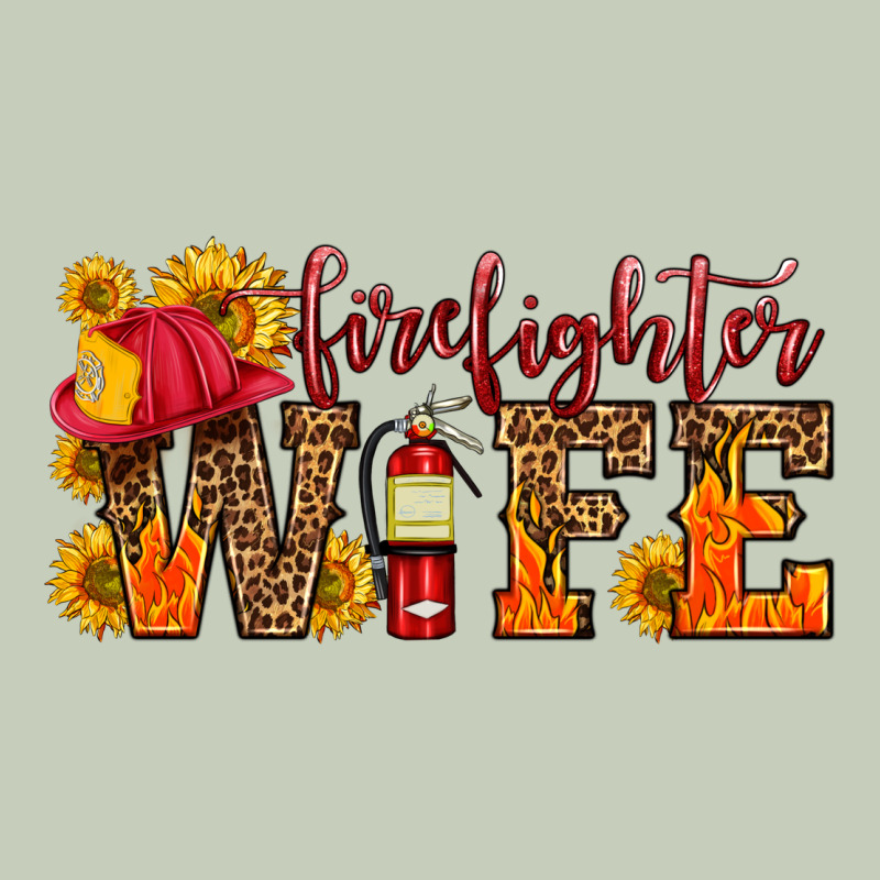 Firefighter Wife With Hat Sunflowers Ladies Tee by HRA Design Shop | Teevron