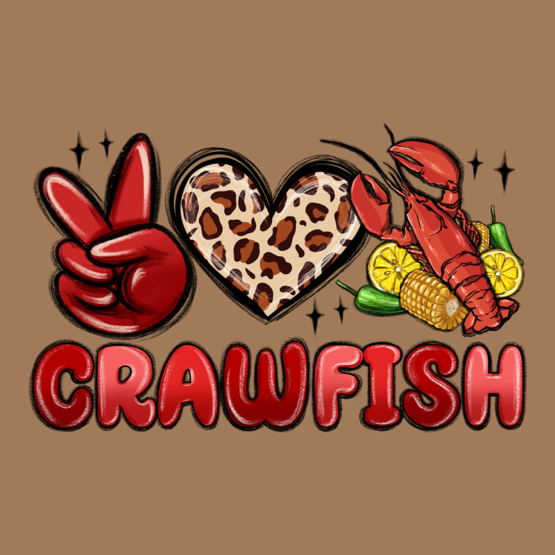 Peace Love Crawfish Classic Tee by MaliasSmallBusiness | Teevron