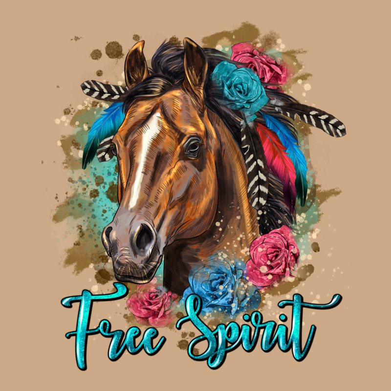 Free Spirit Quarter Horse Floral Vintage Hoodie by LillyAllenDesigns | Teevron