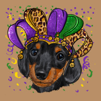 Mardi Gras Hat Dachshund Puppy Vintage Hoodie | Teevron