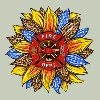 Firefighter Sunflower Ladies Tee | Teevron
