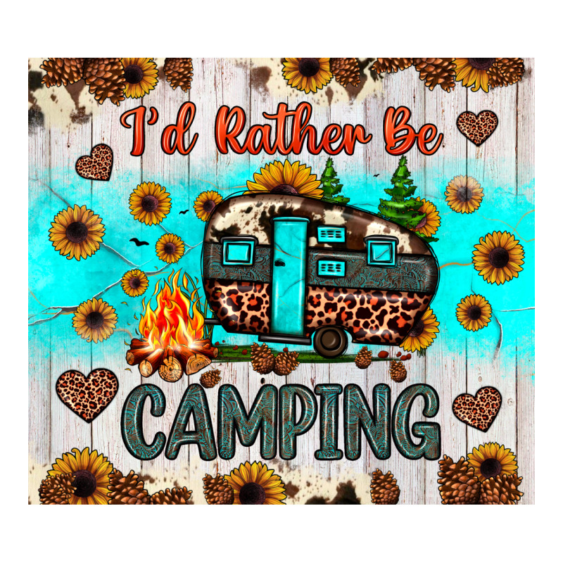 I’d Rather Be Camping Premium Tee by JahusDesignShop | Teevron