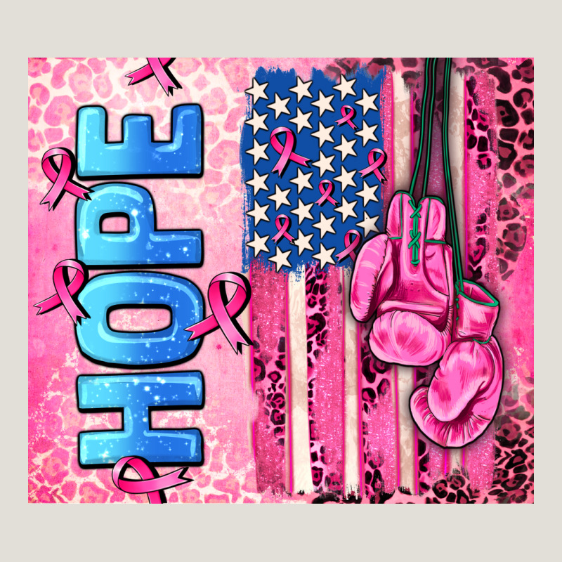 Hope  Breast Cancer And American Flag Heavy Core Tee by AdoDesignShop | Teevron