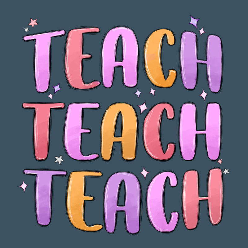 Teach Teach Varsity Urban Heavy Tee by MaliasSmallBusiness | Teevron