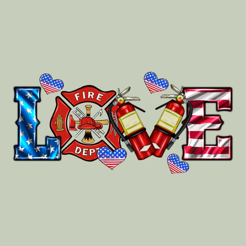 Firefighter Love Ladies Tee by HRA Design Shop | Teevron
