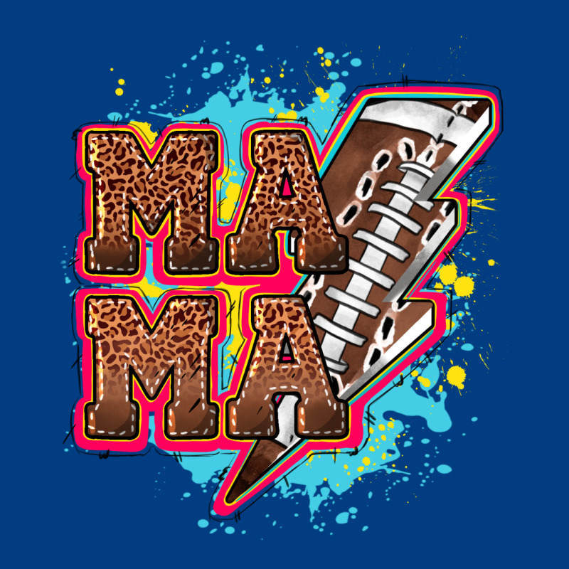 Mama Football Lightning Bolt Premium Sweatshirt by HowdyJamesFarm | Teevron