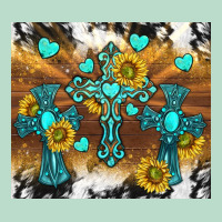 Western Crosses And Sunflowers Premium Hoodie | Teevron