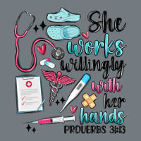 She Works Willingly With Her Hands Heavyweight Sweatshirt | Teevron
