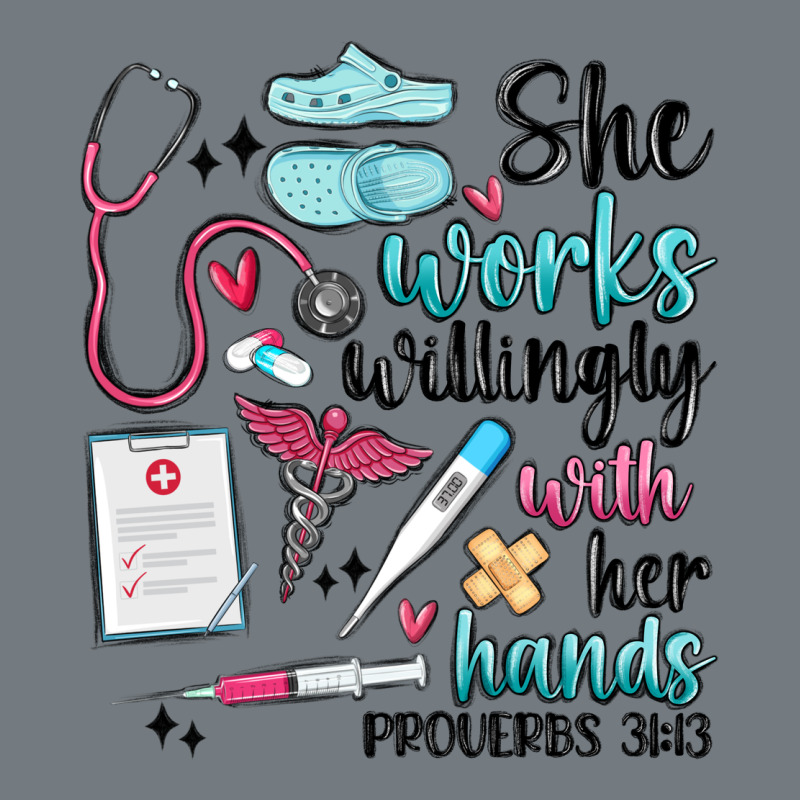 She Works Willingly With Her Hands Heavyweight Sweatshirt by MaliasSmallBusiness | Teevron