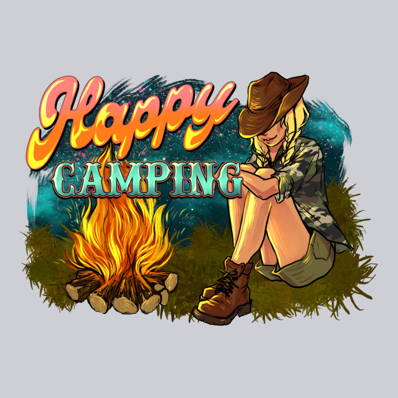 Happy Camping Heavyweight Sweatshirt by NancyCooperArtShop | Teevron