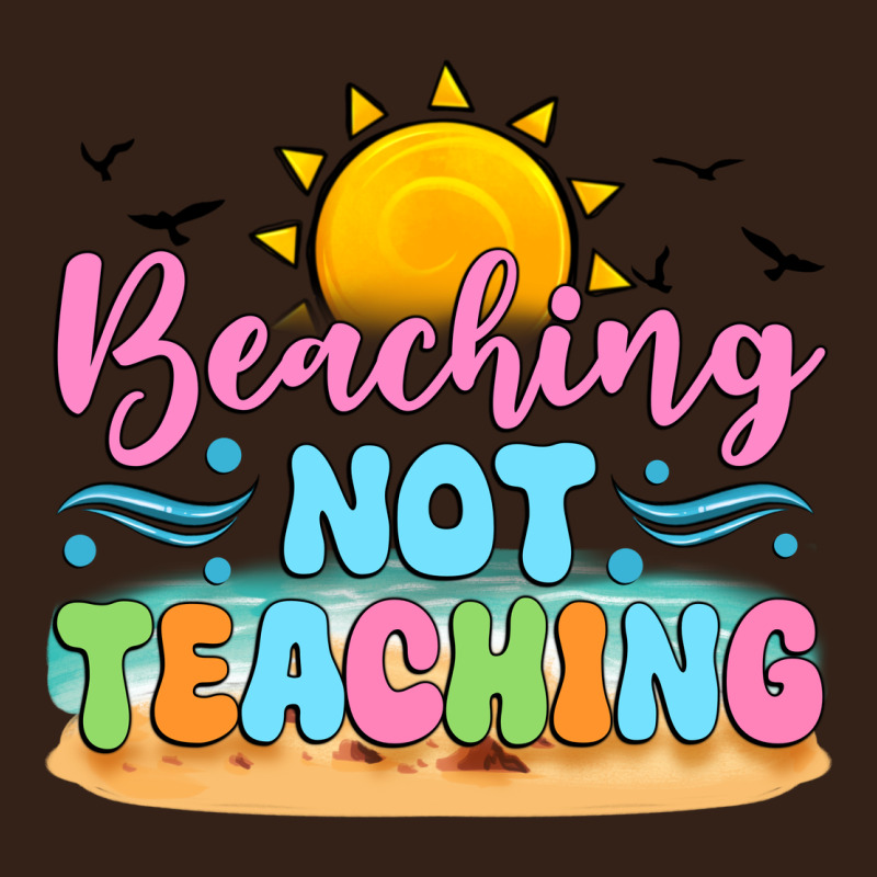 Beaching Not Teaching Black Back Heavy Core Tee by JahusDesignShop | Teevron
