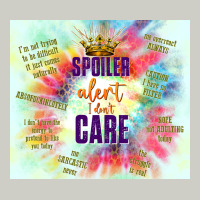 Spoiler Alert I Don't Care Heavyweight Hoodie | Teevron