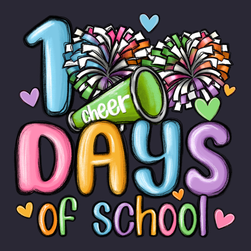 100 Days Of School Cheer Vintage Tee by MaliasSmallBusiness | Teevron