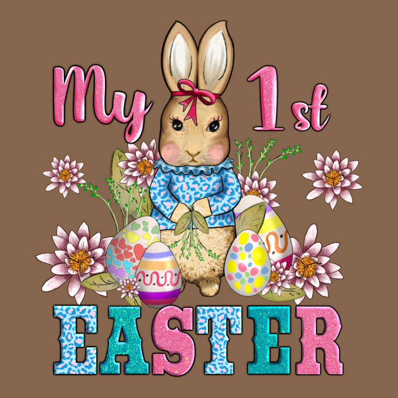 My First Easter With Baby Bunny And Eggs Premium Tee by AdoDesignShop | Teevron