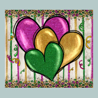 Mardi Gras Heart Heavy Core Tee | Teevron