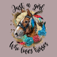 Just A Girl Who Loves Horses Haflinger Vintage Hoodie | Teevron