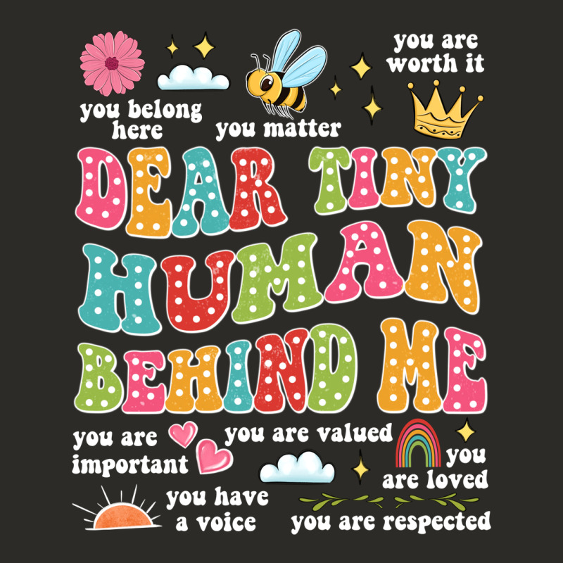 Customized Teacher Dear Tiny Human Behind Me Back Heavy Core Tee by JahusDesignShop | Teevron