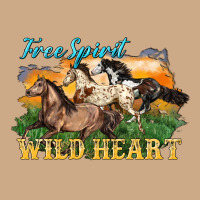 Free Spirit Wild Heart 3 Horses Vintage Hoodie | Teevron