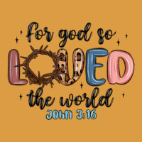 For God So Loved The World Urban Heavy Tee | Teevron