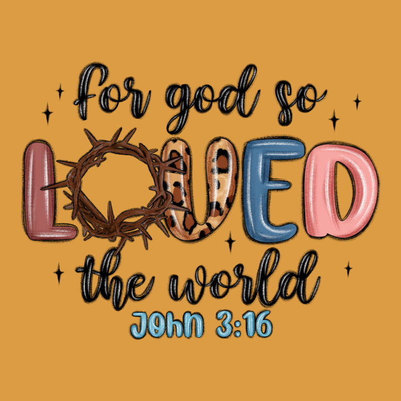 For God So Loved The World Urban Heavy Tee by MaliasSmallBusiness | Teevron