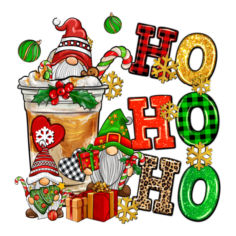 Ho Ho Ho Christmas Latte With Gnomies Premium Tee by AdoDesignShop | Teevron