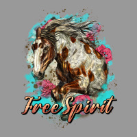 Free Spirit Mustang Horse Vintage Hoodie | Teevron