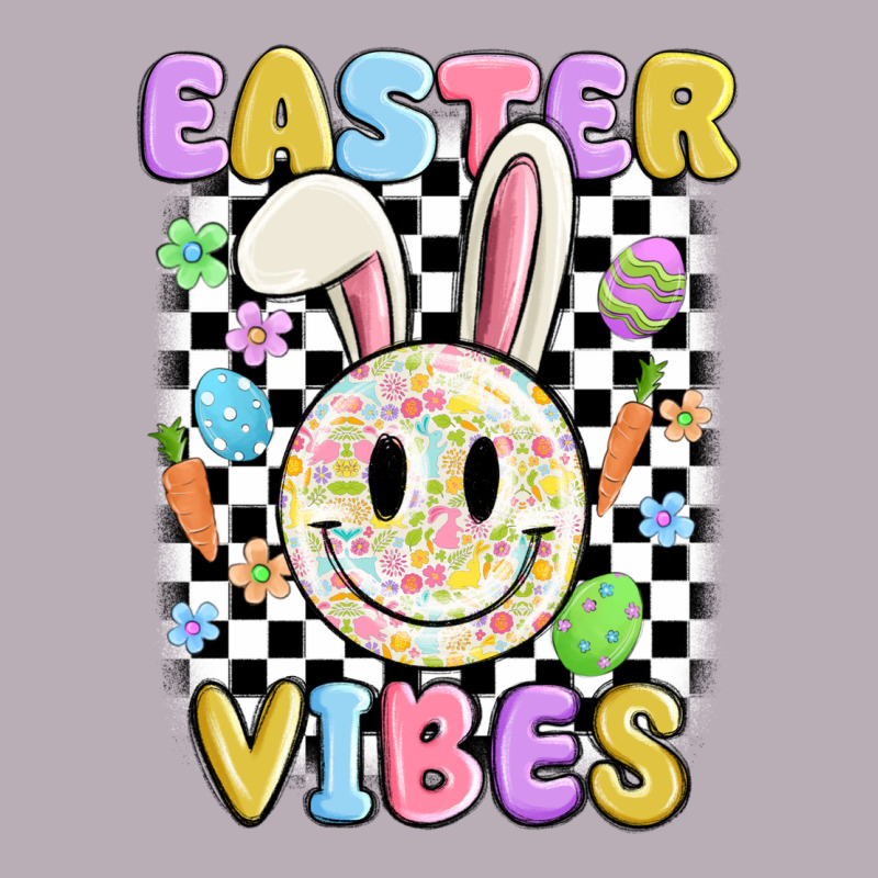 Easter Vibes Smiley Face Vintage Tee by MaliasSmallBusiness | Teevron