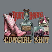 Busy Doing Cowgirl Shit Liquor Boots Cigarette Heavyweight Sweatshirt | Teevron