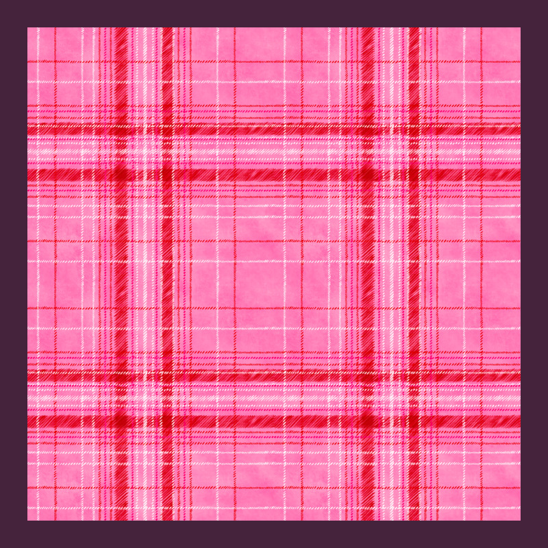 Valentines Day Plaid Seamless Pattern Premium Tee by BundleAndBundleShop | Teevron