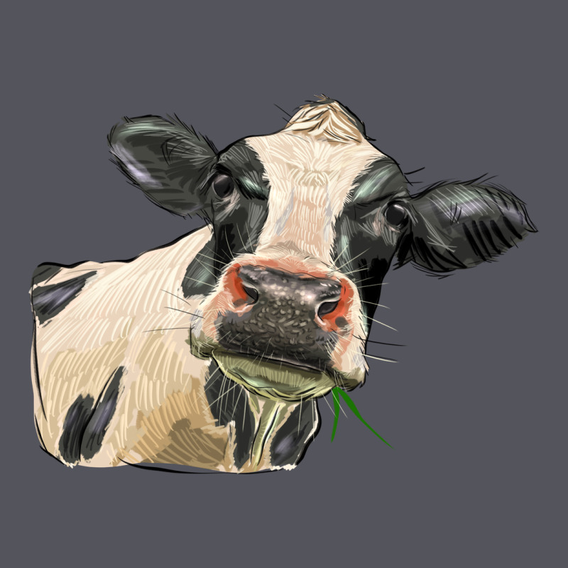 Holstein Heifer Face Vintage Hoodie by LillyAllenDesigns | Teevron