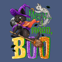 Meow I Mean, Boo Halloween Vintage Hoodie | Teevron