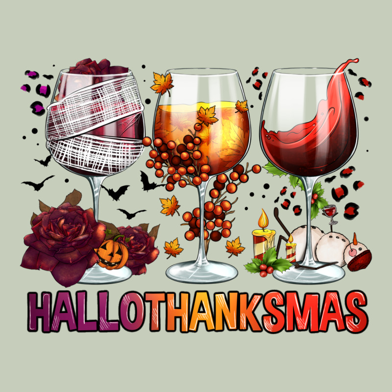Hallothanksmas Halloween Thanksgiving  Christmas Wine Ladies Tee by FaDigitalArtStudio | Teevron