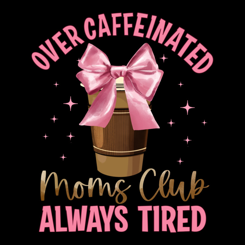 Over Caffeinated Moms Club Heavy Core Tee by JahusDesignShop | Teevron