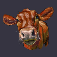 Red Angus Face Vintage Hoodie | Teevron