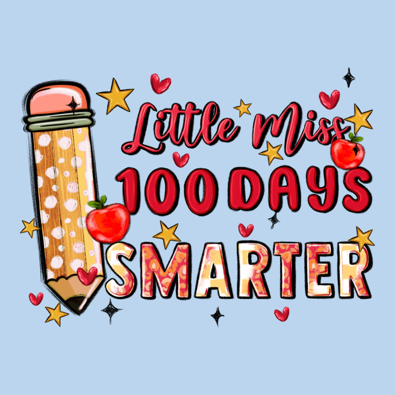 Little Miss 100 Days Smarter Classic Tee by MaliasSmallBusiness | Teevron