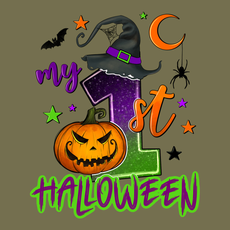 My First Halloween Vintage Hoodie by NancyCooperArtShop | Teevron