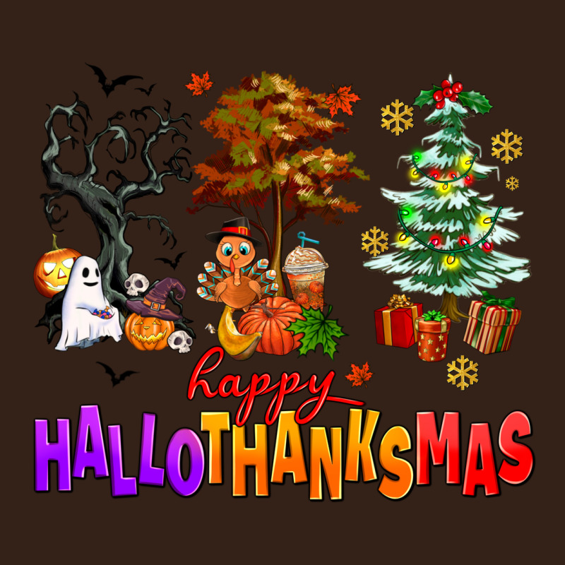 Happy Hallothanksmas Trees Heavy Core Tee by AdoDesignShop | Teevron