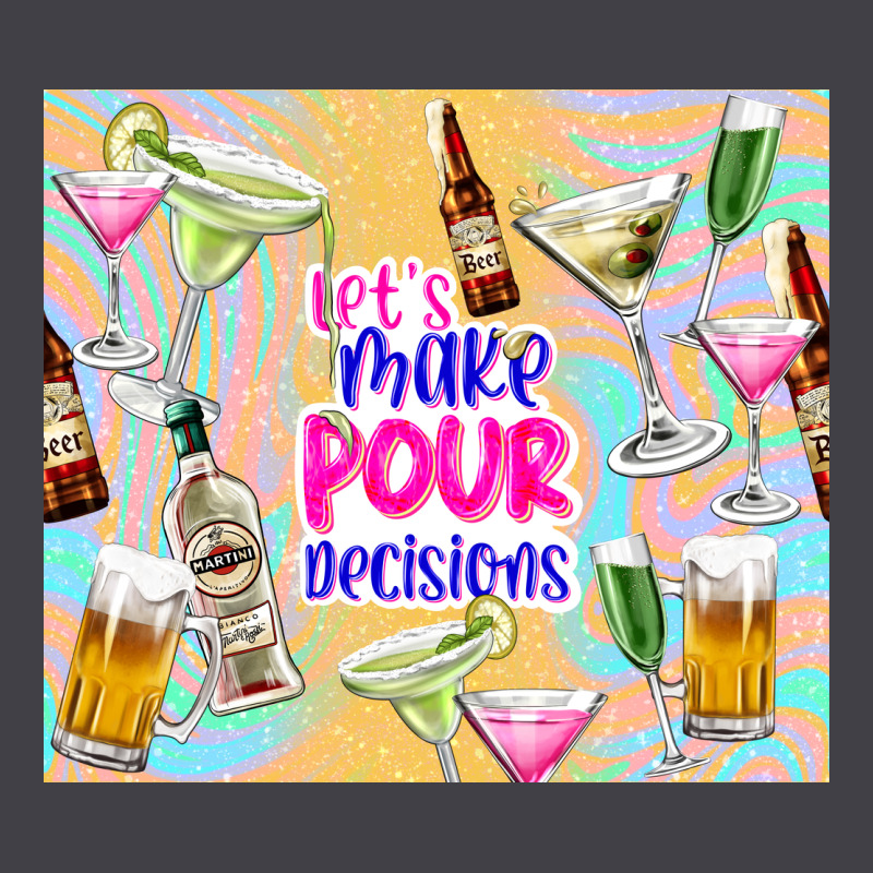 Let's Make Pour Decisions Heavyweight Hoodie by TumblerDesignByShophia | Teevron