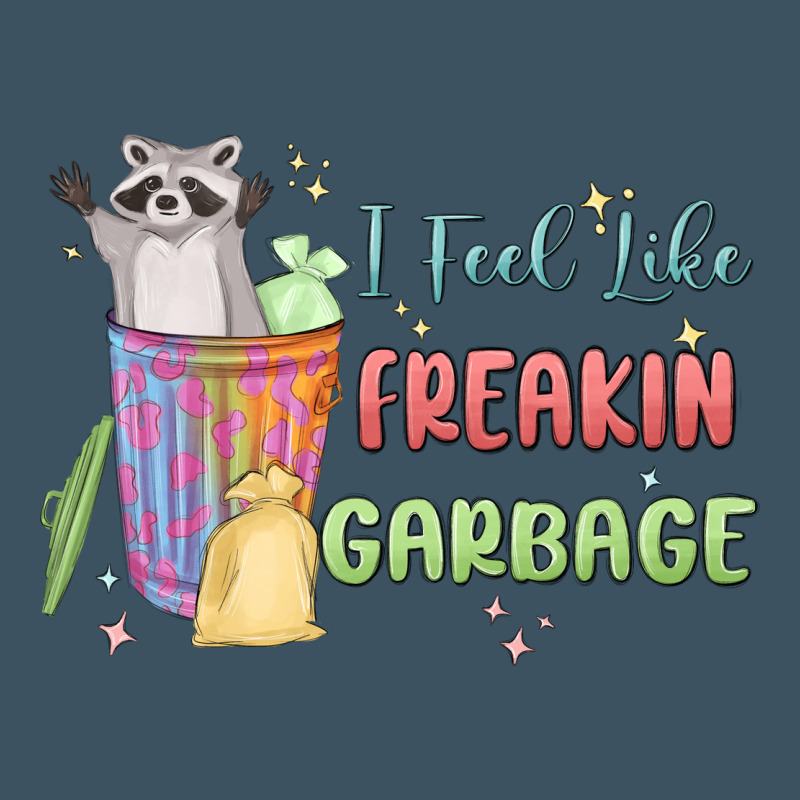 I Feel Like Garbage Raccoon Urban Heavy Tee by MaliasSmallBusiness | Teevron