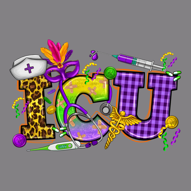 Mardi Gras Icu Nurse Heavyweight Hoodie by HowdyJamesFarm | Teevron