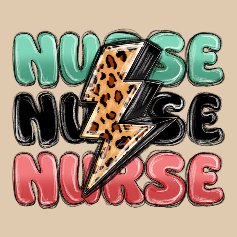 Nurse Leopard Lightning Bolt Heavyweight Sweatshirt by MaliasSmallBusiness | Teevron