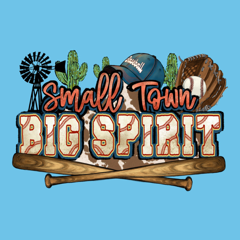 Small Town Big Spirit Baseball Premium Sweatshirt by HowdyJamesFarm | Teevron