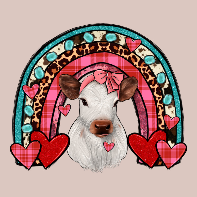 Valentines Heifer Rainbow Premium Hoodie by JahusDesignShop | Teevron