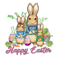 easter bunny family wıth carrots and eggs | Teevron