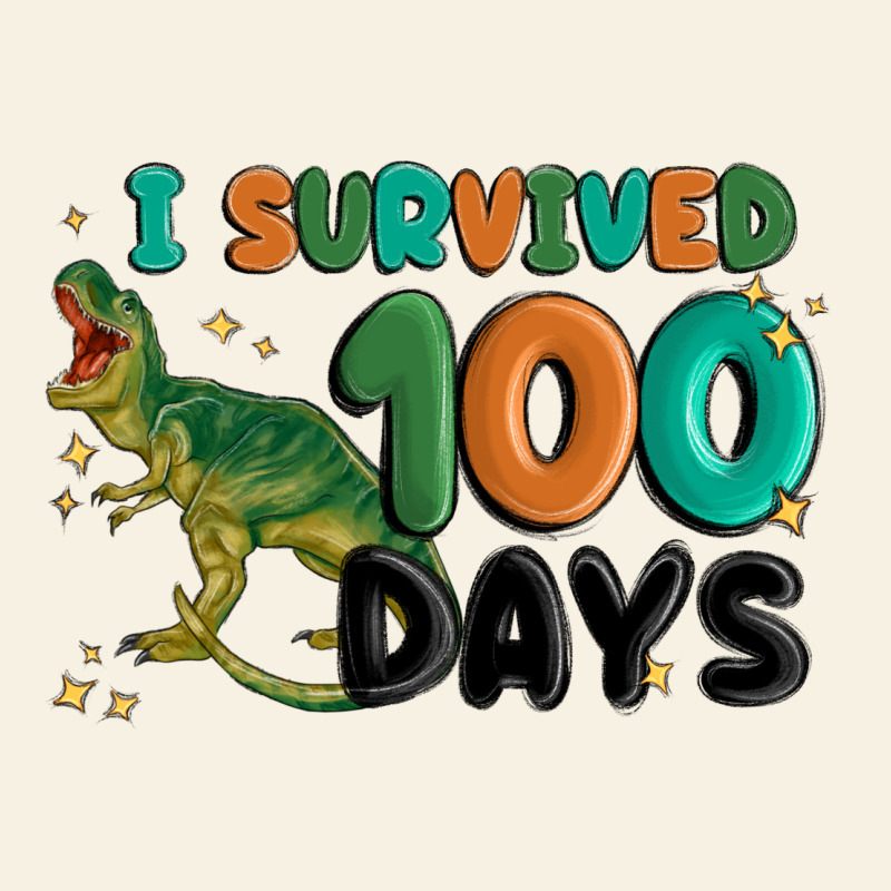 I Survived 100 Days Vintage Tee by MaliasSmallBusiness | Teevron