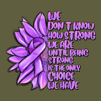 Purple Pancreatic Cancer Sunflower And Cancer Ribb Vintage Tee | Teevron