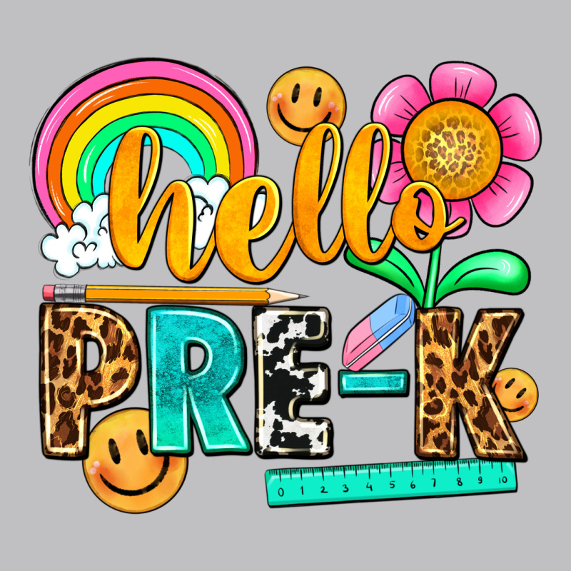 Hello Pre K Long Sleeve Tee by NancyCooperArtShop | Teevron